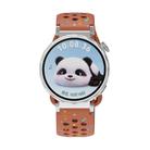 18mm Eco-Friendly Granular Colorful Dots Silicone Watch Band(Brown) - 3