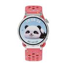 18mm Eco-Friendly Granular Colorful Dots Silicone Watch Band(Red) - 3