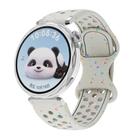 18mm Eco-Friendly Granular Colorful Dots Silicone Watch Band(Starlight) - 1