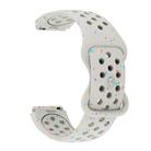 18mm Eco-Friendly Granular Colorful Dots Silicone Watch Band(Starlight) - 2