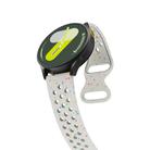 20mm Eco-Friendly Granular Colorful Dots Silicone Watch Band(Starlight) - 3