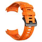 For Garmin Instinct 3 AMOLED / Solar 45mm Eco-Friendly Granular Colorful Dots Silicone Watch Band(Orange) - 3