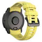 For Garmin Instinct 3 AMOLED / Solar 45mm Eco-Friendly Granular Colorful Dots Silicone Watch Band(Yellow) - 2