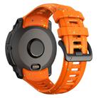 For Garmin Instinct 3 AMOLED / Solar 50mm Eco-Friendly Granular Colorful Dots Silicone Watch Band(Orange) - 2