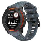 For Garmin Instinct 3 AMOLED / Solar 50mm Eco-Friendly Granular Colorful Dots Silicone Watch Band(Blue) - 1