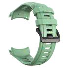 For Garmin Instinct 3 AMOLED / Solar 50mm Eco-Friendly Granular Colorful Dots Silicone Watch Band(Green) - 3