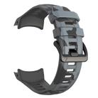 For Garmin Instinct 3 AMOLED / Solar 50mm Camouflage Printed Silicone Watch Band(Black Gray) - 3