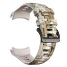 For Garmin Instinct 3 AMOLED / Solar 50mm Camouflage Printed Silicone Watch Band(Desert Color) - 3
