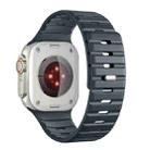 For Apple Watch 42mm / 41mm / 40mm / 38mm Norman Magnetic Silicone Watch Band(Midnight Color) - 2