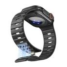 For Apple Watch 42mm / 41mm / 40mm / 38mm Norman Magnetic Silicone Watch Band(Black) - 3