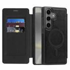 For Samsung Galaxy S24 5G Linton MagSafe Leather Phone Case(Black) - 1