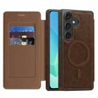 For Samsung Galaxy A16 5G Linton MagSafe Leather Phone Case(Coffee) - 1