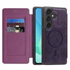 For Samsung Galaxy A16 5G Linton MagSafe Leather Phone Case(Purple) - 1