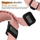 For Apple Watch 46mm / 49mm / 45mm / 44mm Magnetic Buckle Woven Stretch Watch Band(Pink) - 3