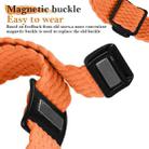 For Apple Watch 42mm / 41mm / 40mm / 38mm Magnetic Buckle Woven Stretch Watch Band(Orange) - 3
