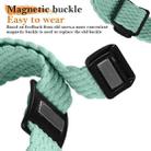 For Apple Watch 42mm / 41mm / 40mm / 38mm Magnetic Buckle Woven Stretch Watch Band(Green) - 3