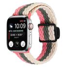 For Apple Watch 42mm / 41mm / 40mm / 38mm Magnetic Buckle Woven Stretch Watch Band(Three Color) - 1