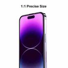 For iPhone 15 Plus JUNSUNMAY 25pcs Anti-Blue Light Silk Print HD Tempered Glass Film - 3