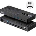 WAVLINK UG63PD25 15 in 1 DisplayLink Docking Station Support Triple Display 130W Power-in(AU Plug) - 1