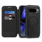 For Google Pixel 10 Pro Linton MagSafe Leather Phone Case(Black) - 1