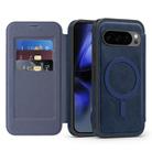 For Google Pixel 10 Pro Linton MagSafe Leather Phone Case(Blue) - 1