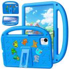 For Honor Pad X9 Pro / X9a 2025 Cartoon Sparrow EVA Shockproof Tablet Case(Blue) - 1