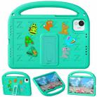 For Honor Pad X9 Pro / X9a 2025 Cartoon Sparrow EVA Shockproof Tablet Case(Glacier Green) - 2