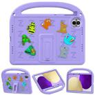 For Honor Pad 10 12.1 2025 Cartoon Sparrow EVA Shockproof Tablet Case(Taro Purple) - 2