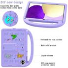 For Honor Pad 10 12.1 2025 Cartoon Sparrow EVA Shockproof Tablet Case(Taro Purple) - 3