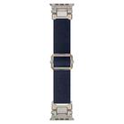 For Apple Watch 46mm / 49mm / 45mm / 44mm Explorer Polyester Nylon Watch Band(Titanium Blue) - 2
