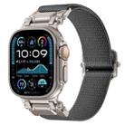 For Apple Watch 46mm / 49mm / 45mm / 44mm Explorer Polyester Nylon Watch Band(Titanium Gray) - 1