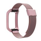 For Xiaomi Mi Band 7 Pro Stainless Steel Frame Integrated Milanese Buckle Metal Watch Band(Rose Pink) - 1