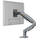 NORTH BAYOU F80 Adjustable Height Monitor Arm 17-30 Inch Displays Desk Mount Stand(Lake Blue) - 1