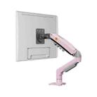 NORTH BAYOU F80 Adjustable Height Monitor Arm 17-30 Inch Displays Desk Mount Stand(Pink) - 1