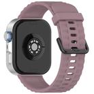 For Huawei Watch Fit4 Pro / Fit4 / Fit3 Quick Release Black Buckle Silicone Watch Band(New Plum) - 2