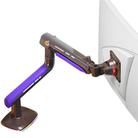 NORTH BAYOU G60 32-60 Inch Flat Ultrawide Curved Suspended Arm Gaming Monitor Stand - 2