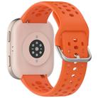 For Amazfit Bip 6 Quick Release Buckle Silicone Watch Band(Orange) - 2