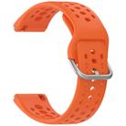 For Amazfit Bip 6 Quick Release Buckle Silicone Watch Band(Orange) - 3
