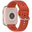 For Amazfit Bip 6 Quick Release Buckle Silicone Watch Band(Red) - 2
