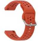 For Amazfit Bip 6 Quick Release Buckle Silicone Watch Band(Red) - 3