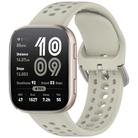 For Amazfit Bip 6 Quick Release Buckle Silicone Watch Band(Agate Grey) - 1