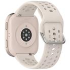 For Amazfit Bip 6 Quick Release Buckle Silicone Watch Band(Starlight) - 2