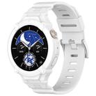 For vivo Watch 5 / Watch 3 Watch Case Integrated Silicone Watch Band(White) - 1