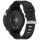 For vivo Watch 5 / Watch 3 Watch Case Integrated Silicone Watch Band(Black) - 2
