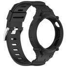 For vivo Watch 5 / Watch 3 Watch Case Integrated Silicone Watch Band(Black) - 3
