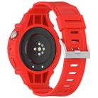For vivo Watch 5 / Watch 3 Watch Case Integrated Silicone Watch Band(Red) - 2