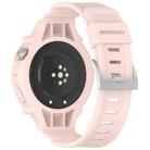 For vivo Watch 5 / Watch 3 Watch Case Integrated Silicone Watch Band(Pink) - 2