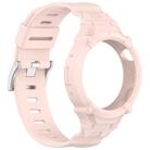 For vivo Watch 5 / Watch 3 Watch Case Integrated Silicone Watch Band(Pink) - 3