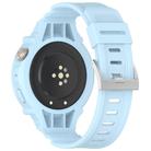 For vivo Watch 5 / Watch 3 Watch Case Integrated Silicone Watch Band(Blue) - 2
