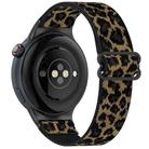 For vivo Watch 5 Ethnic Style Elastic Nylon Braided Watch Band(Leopard Print) - 2